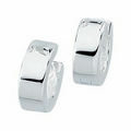 Sterling Silver 11.5mm Hinged Earring